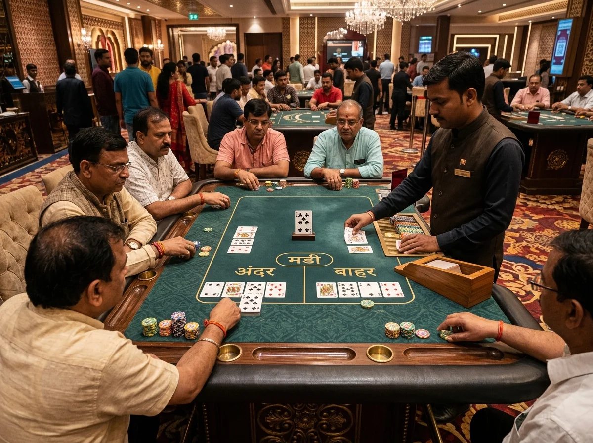 Andar Bahar at MethMeth live dealer casino